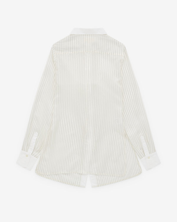 Renaissance Renaissance - Women’s Striped Shirt - (White)