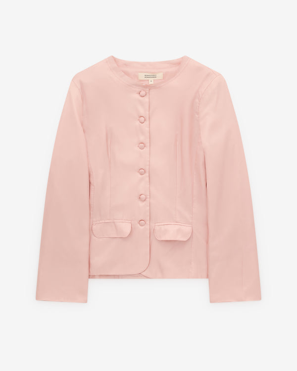 Renaissance Renaissance - Women’s Louisa Satin Jacket - (Pink)