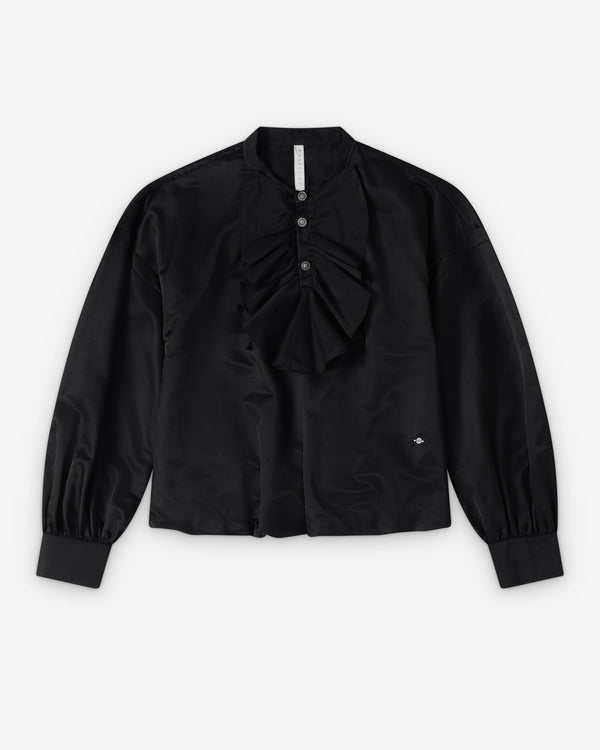 Renli Su - Women's Ruffle Blouse - (Black)