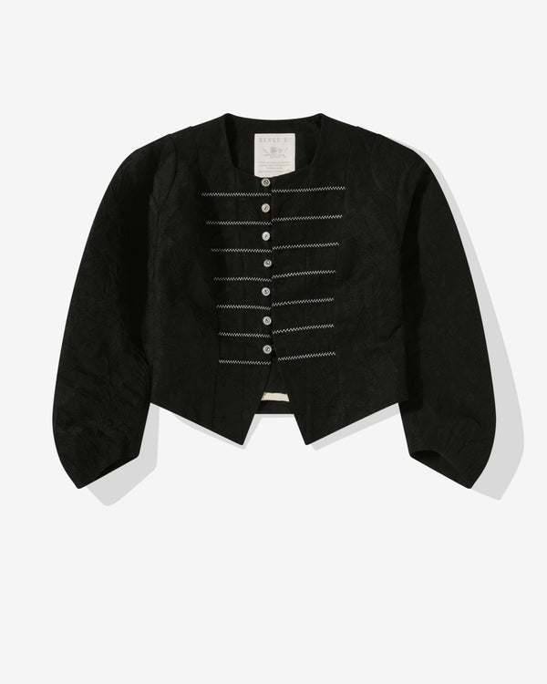 Renli Su - Women's Collarless Jacket - (Black)