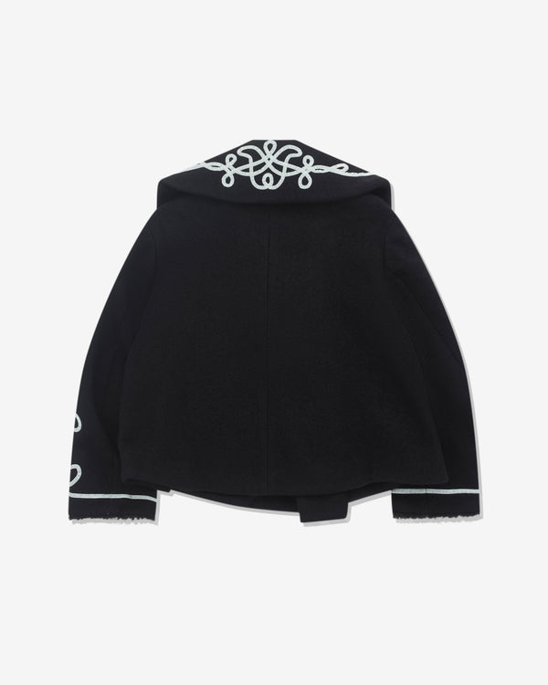 Renli Su - Women’s Embroidered Coat - (Black)