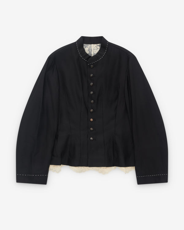 Renli Su - Women’s Stand Collar Jacket - (Black)