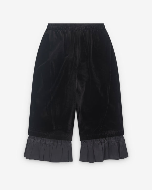 Renli Su - Women’s Lace Trim Trousers - (Black)