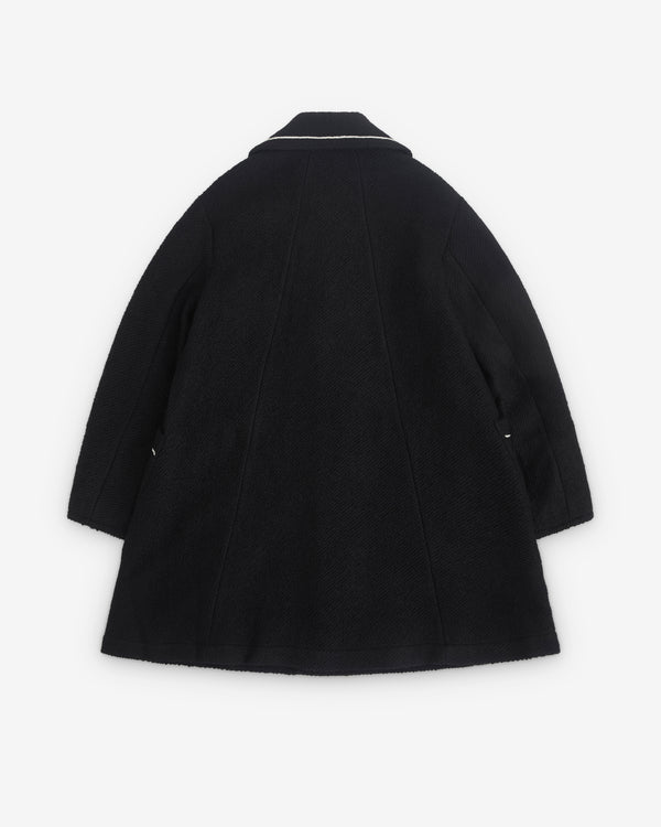 Renli Su - Women’s Oversized Wool Coat - (Black)