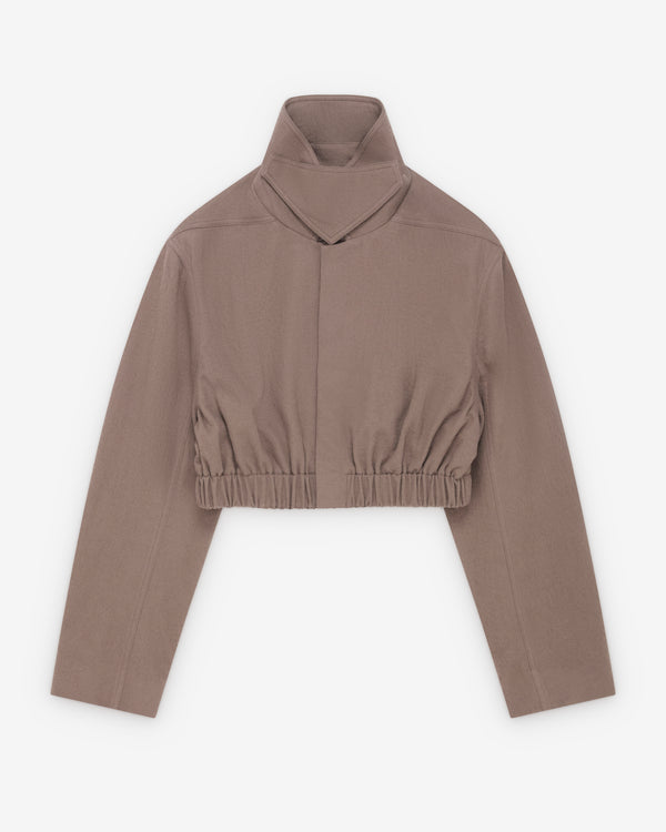 Rick Owens  - Women's Collared Mac Shirt - (Dust)