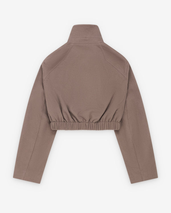 Rick Owens  - Women's Collared Mac Shirt - (Dust)