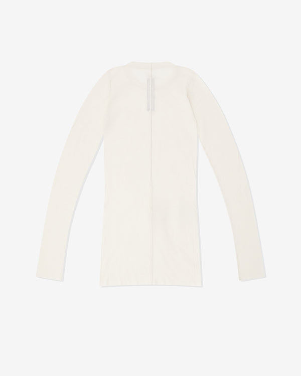 Rick Owens - Women’s Hollywood Rib Long Sleeve T-Shirt - (Natural)