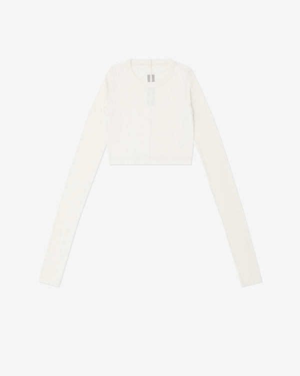 Rick Owens - Women's Hollywood Long Sleeve Crop T-Shirt - (Natural)