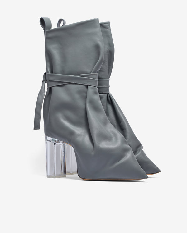 Rick Owens - Women’s Tied Taco Kiss Heels - (Washed Indigo)