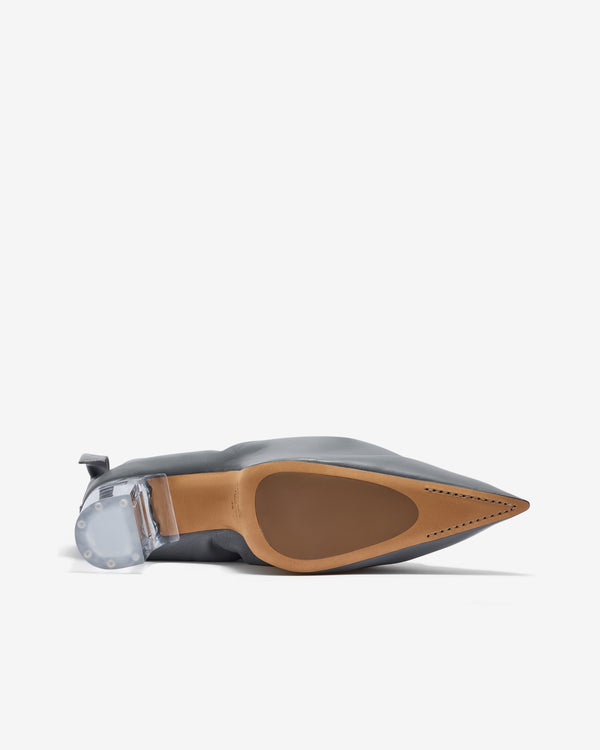 Rick Owens - Women’s Tied Taco Kiss Heels - (Washed Indigo)