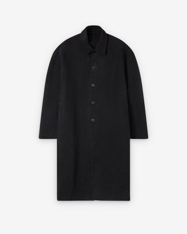 Rick Owens  - Men's Buttoned Brad Coat - (Black)