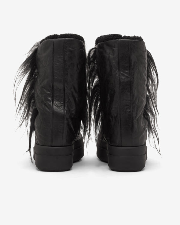 Rick Owens  - Men's Fringed Mega Lunar Boots - (Black)