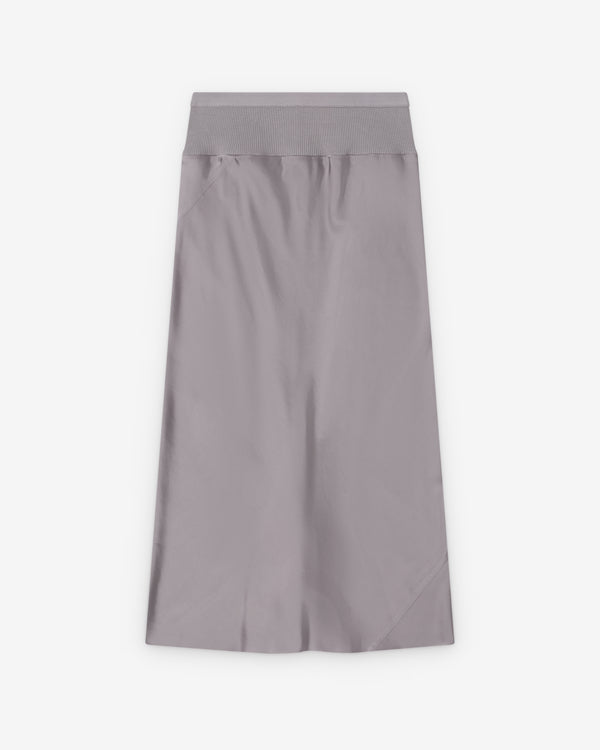 Rick Owens  - Women's Knee Bias Skirt - (Steel)