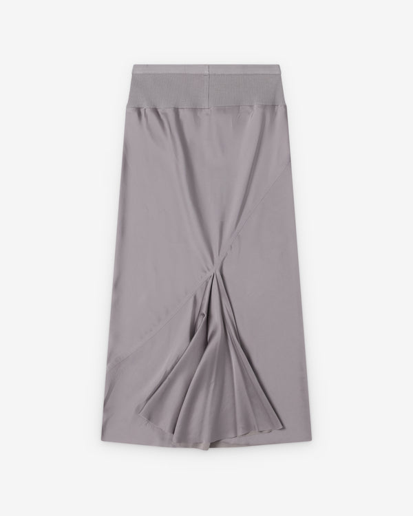 Rick Owens  - Women's Knee Bias Skirt - (Steel)