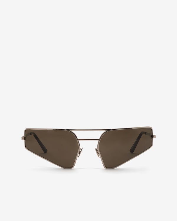 Rick Owens  - Men's Prong Sunglasses - (Silver/Black)