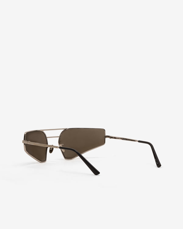 Rick Owens  - Men's Prong Sunglasses - (Silver/Black)