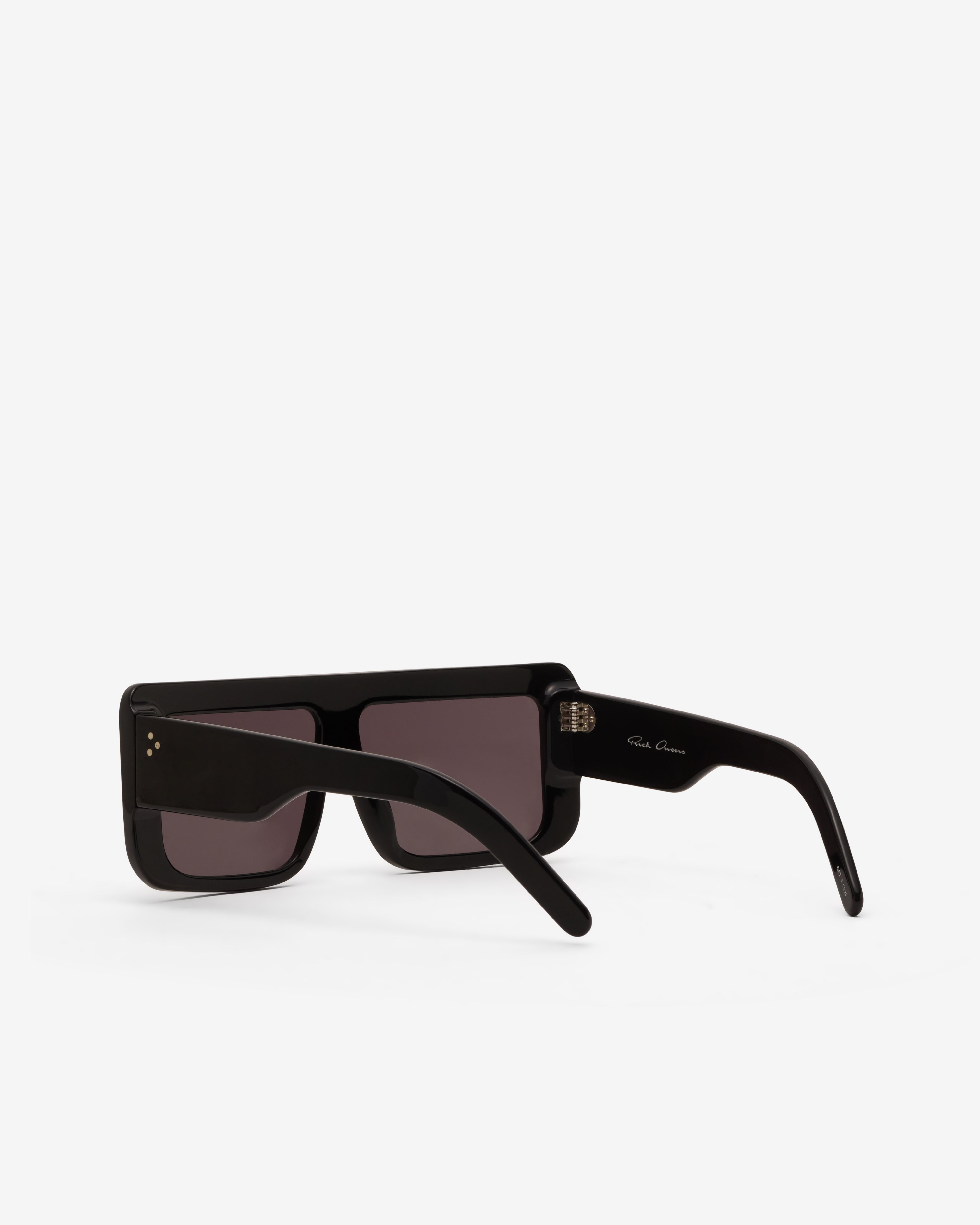 Rick Owens : Men's Documenta Sunglasses (Black/Black) | Dover