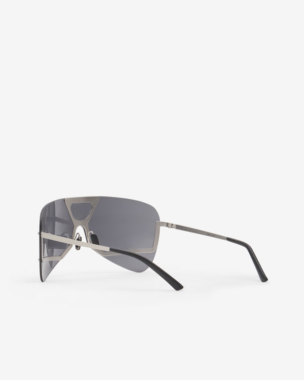 Rick Owens  - Men's Tower Sunglasses - (Black/Silver