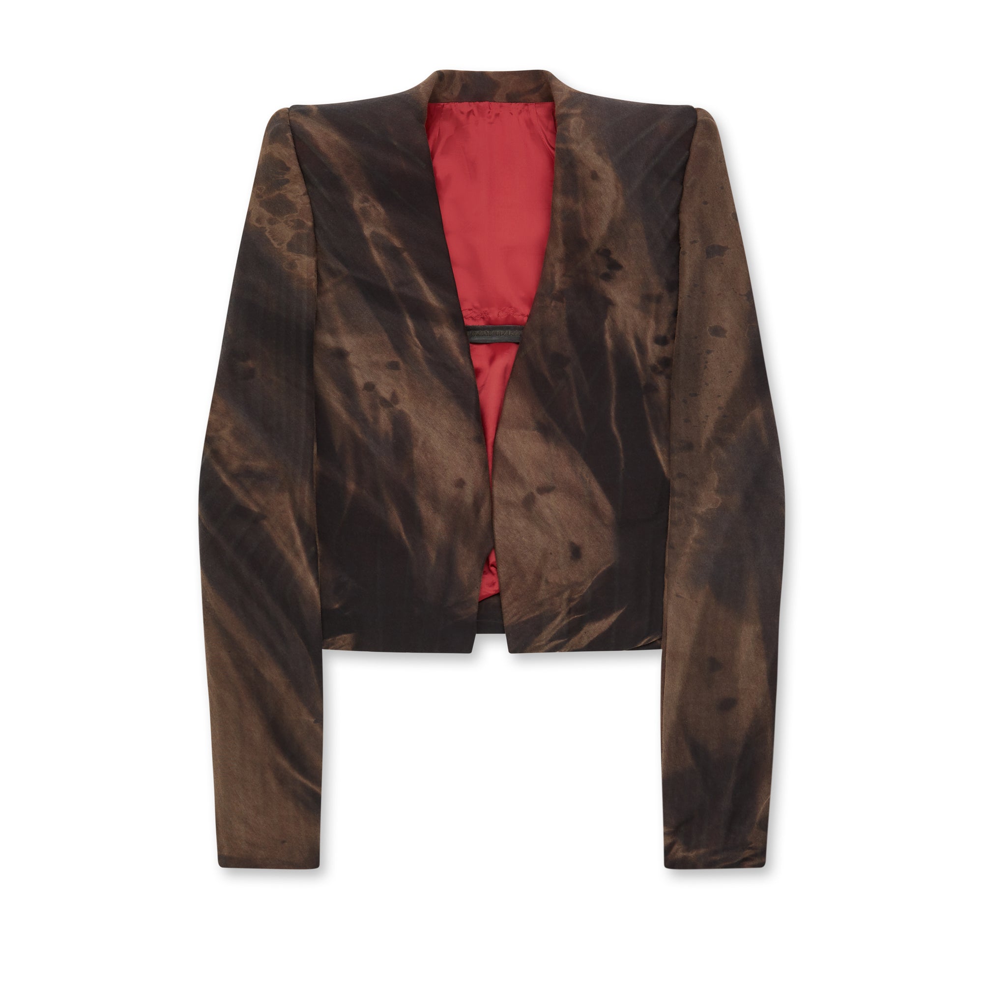 Rick Owens - Straytukay Embroidered Woven Jacket - (Rust) view 1