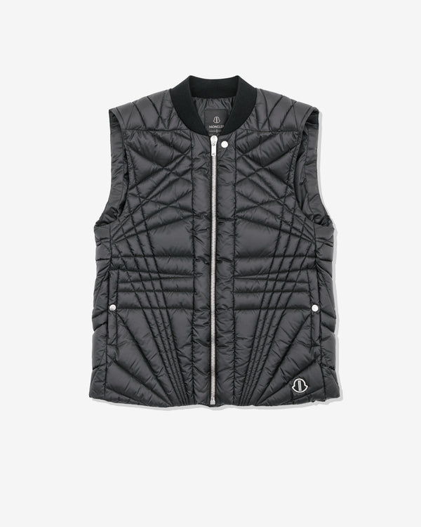 Rick Owens - Moncler Men's Megapenta Flight Vest - (Black)