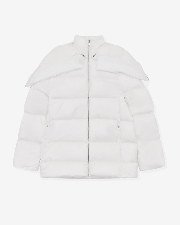 Rick Owens - Moncler Men's Hooded Cyclopic Coat - (White)