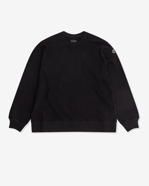 Rick Owens - Moncler Men's Jumbo Crewneck Sweat - (Black)