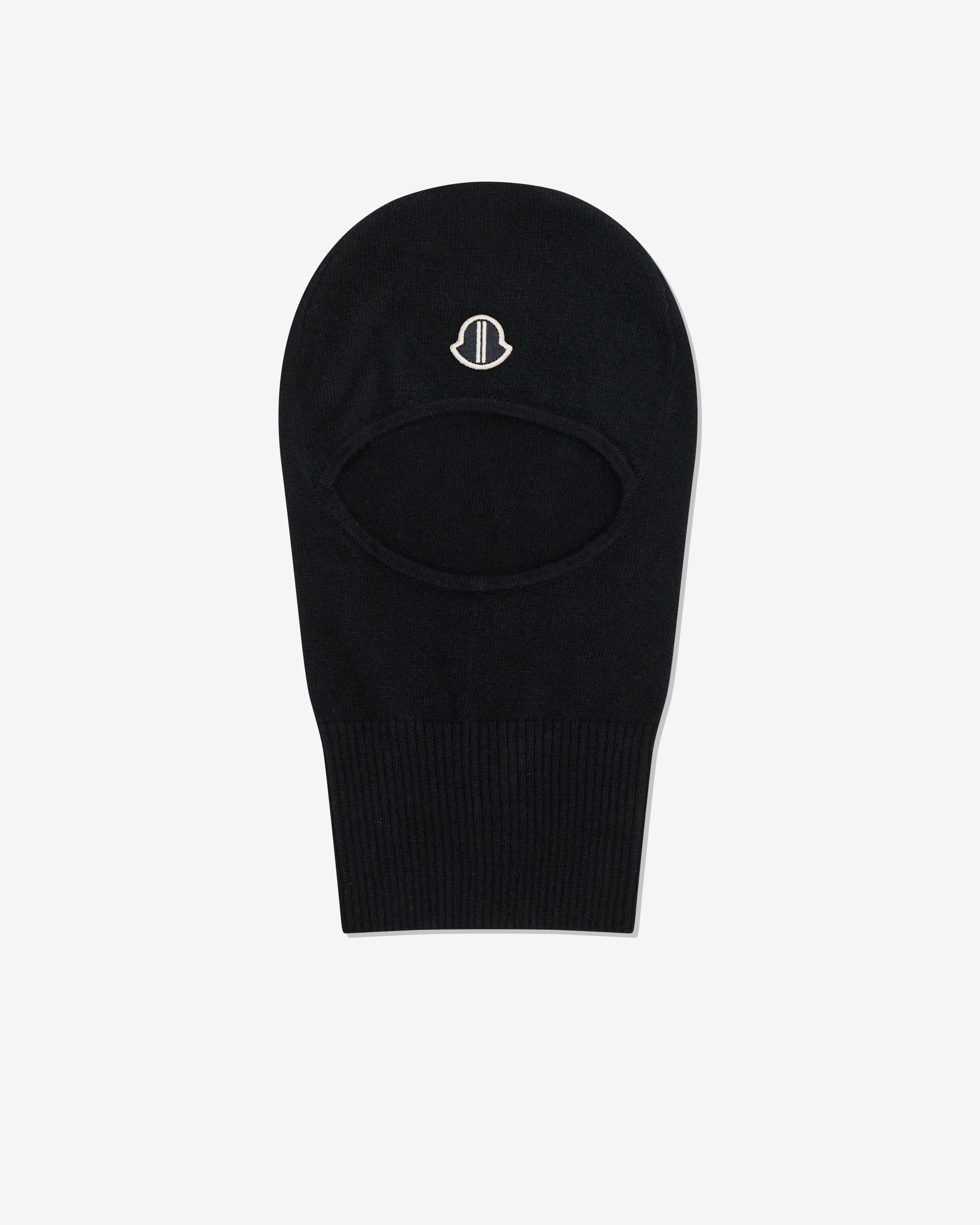 Rick Owens: Moncler Men's Knit Skull Balaclava (Black) | DSML E-SHOP