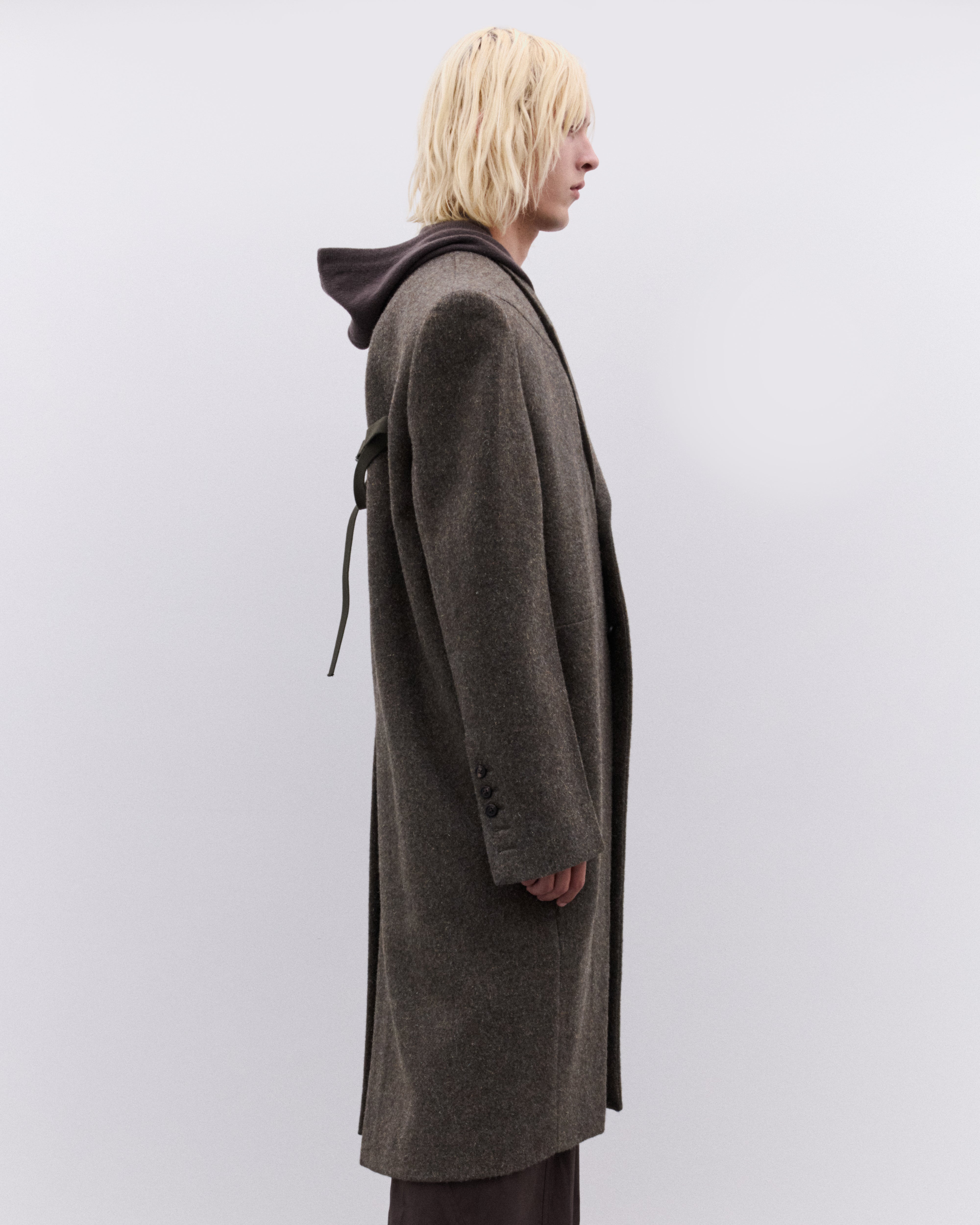Rick Owens: Men's Fogpocket Ricks Coat (Bosco) | Dover Street