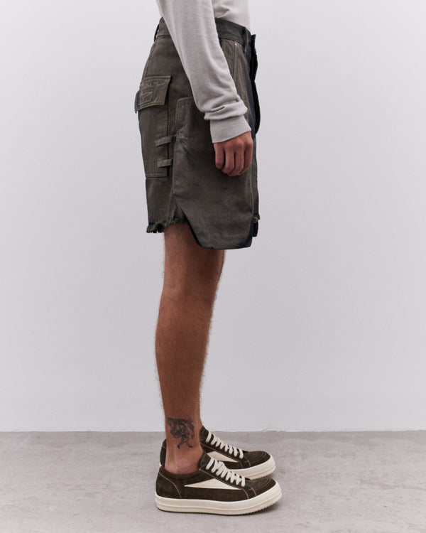 Rick Owens - Men’s Stefan Cargo Shorts - (Dark Denim)