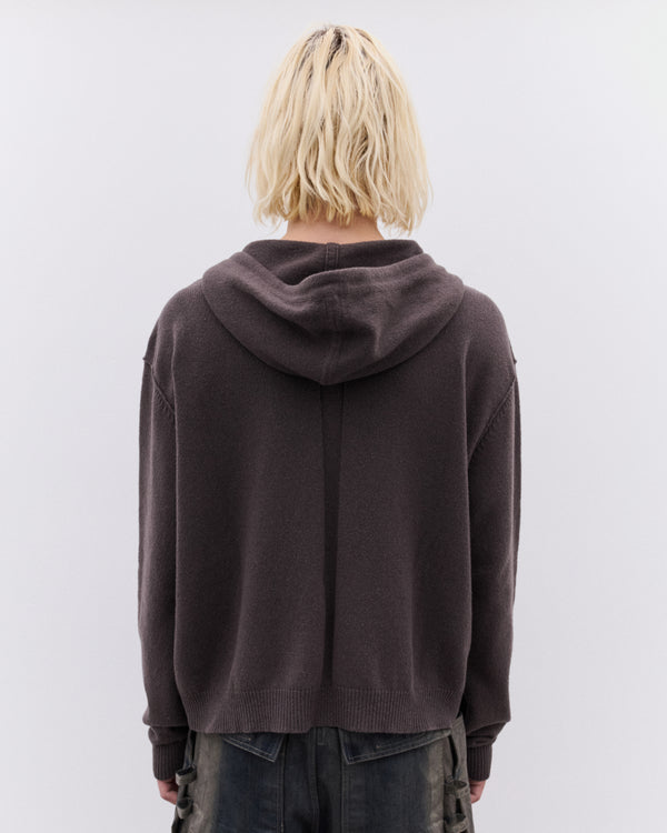 Rick Owens - Men’s Zipped Hoodie - (Dark Dust)