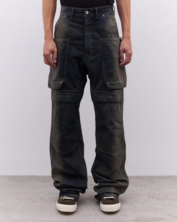 Rick Owens - Men’s Stefan Denim Trousers - (Dark Grey)