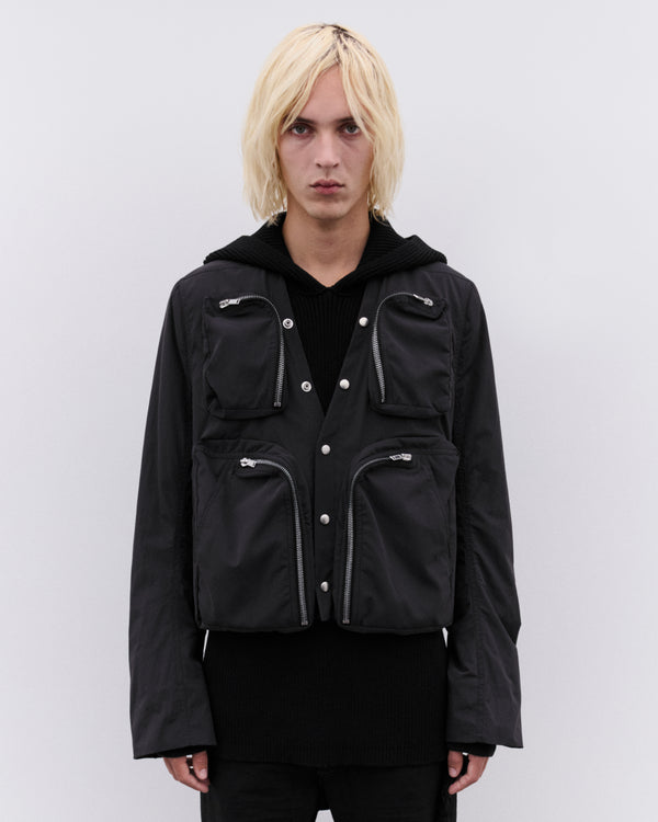 Rick Owens - Men’s Woven Padded Jacket - (Black)