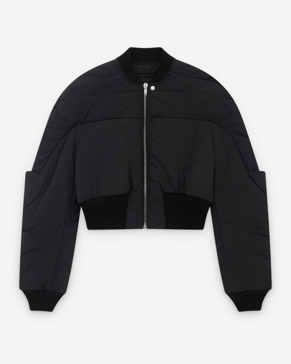 Rick Owens - Men’s Woven Down Bomber - (Black)