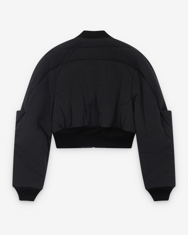 Rick Owens - Men’s Woven Down Bomber - (Black)