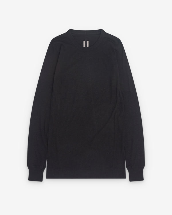 Rick Owens - Men’s Basic Knit Long Sleeve T-Shirt - (Black)