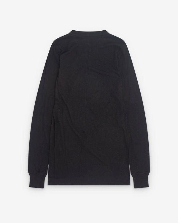 Rick Owens - Men’s Basic Knit Long Sleeve T-Shirt - (Black)