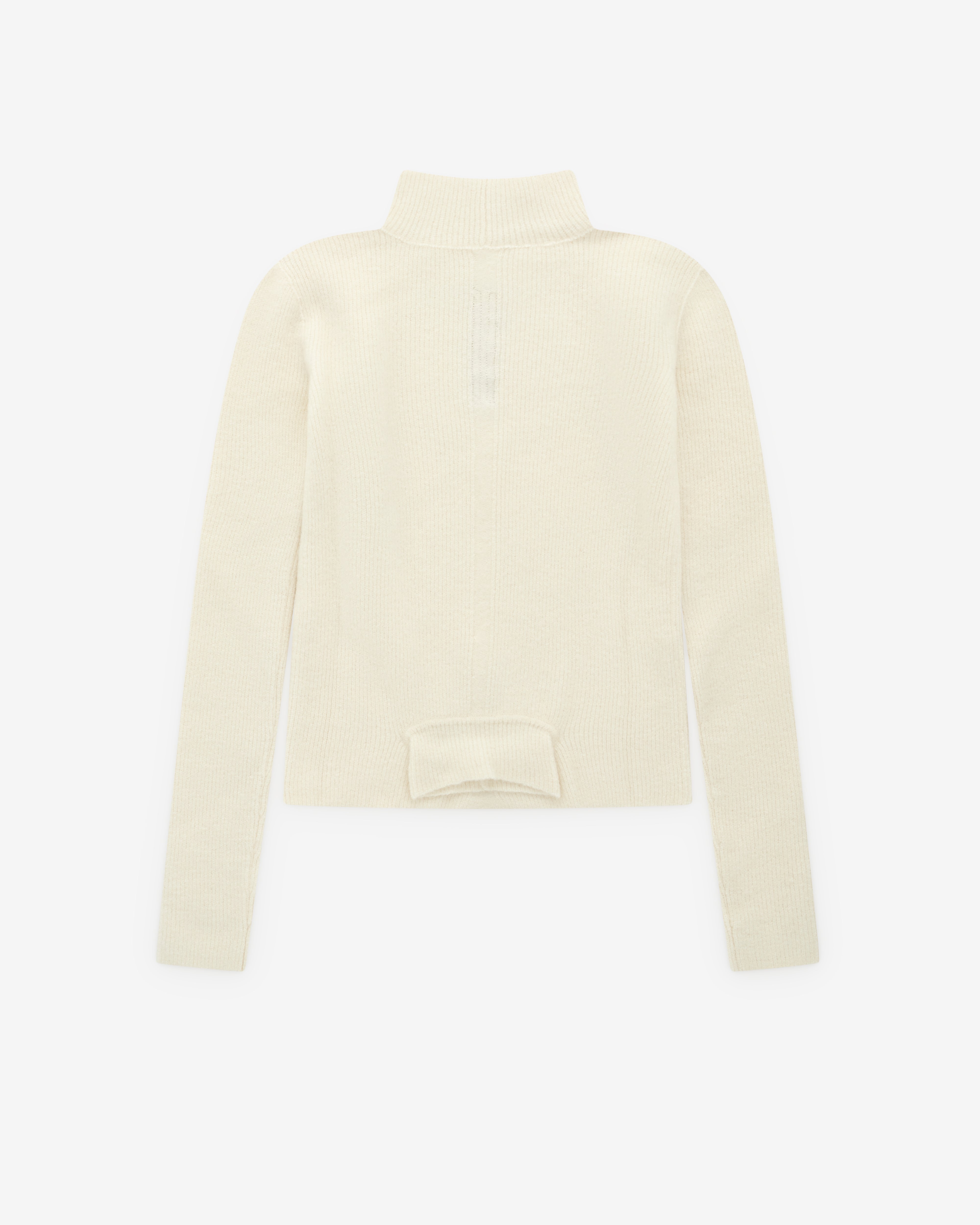 Rick Owens: Women's Headon Pullover Sweater (Milk) | DSML E-SHOP