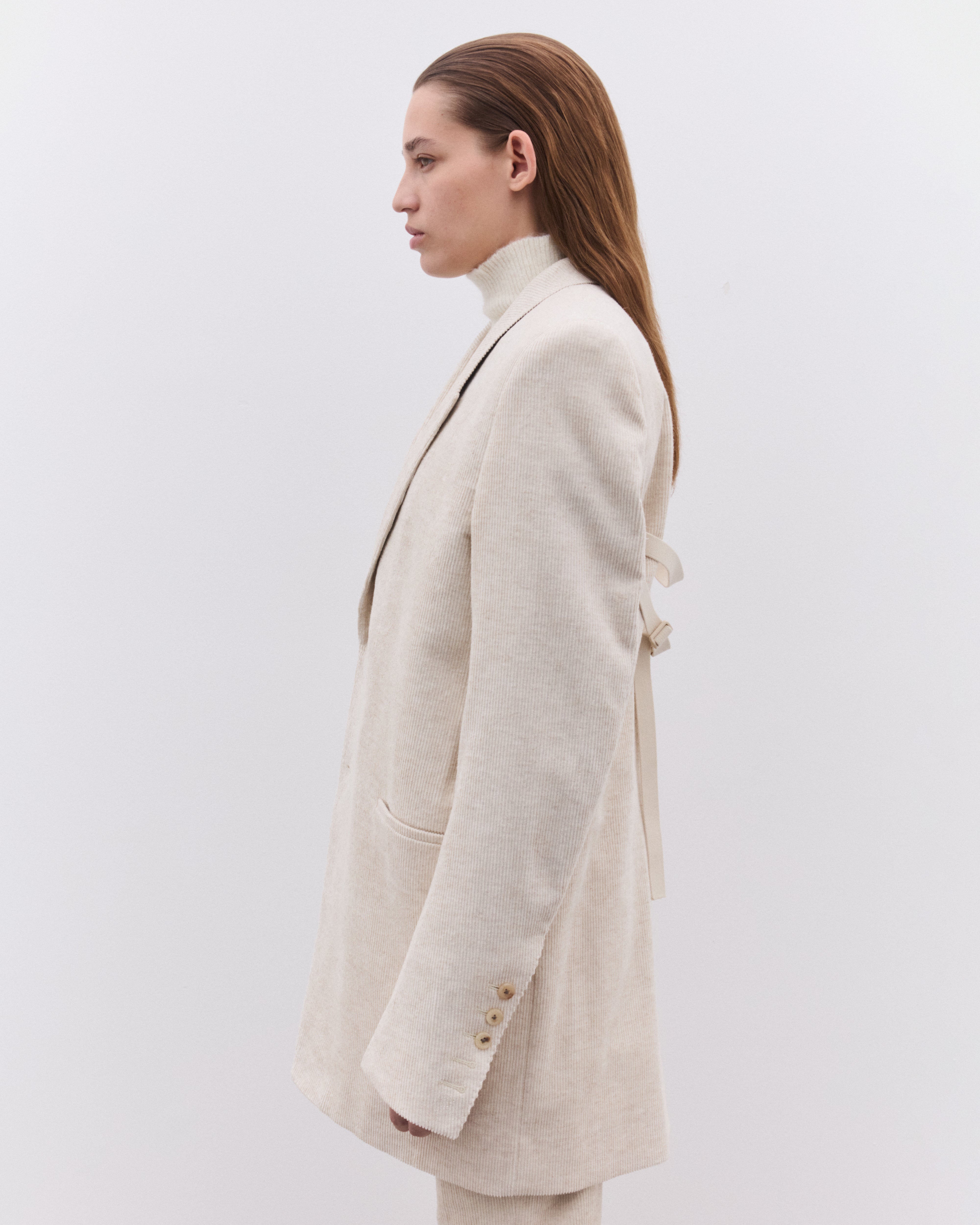 Rick Owens: Women's Dirt Tailored Jacket (Natural) | DSML E-SHOP