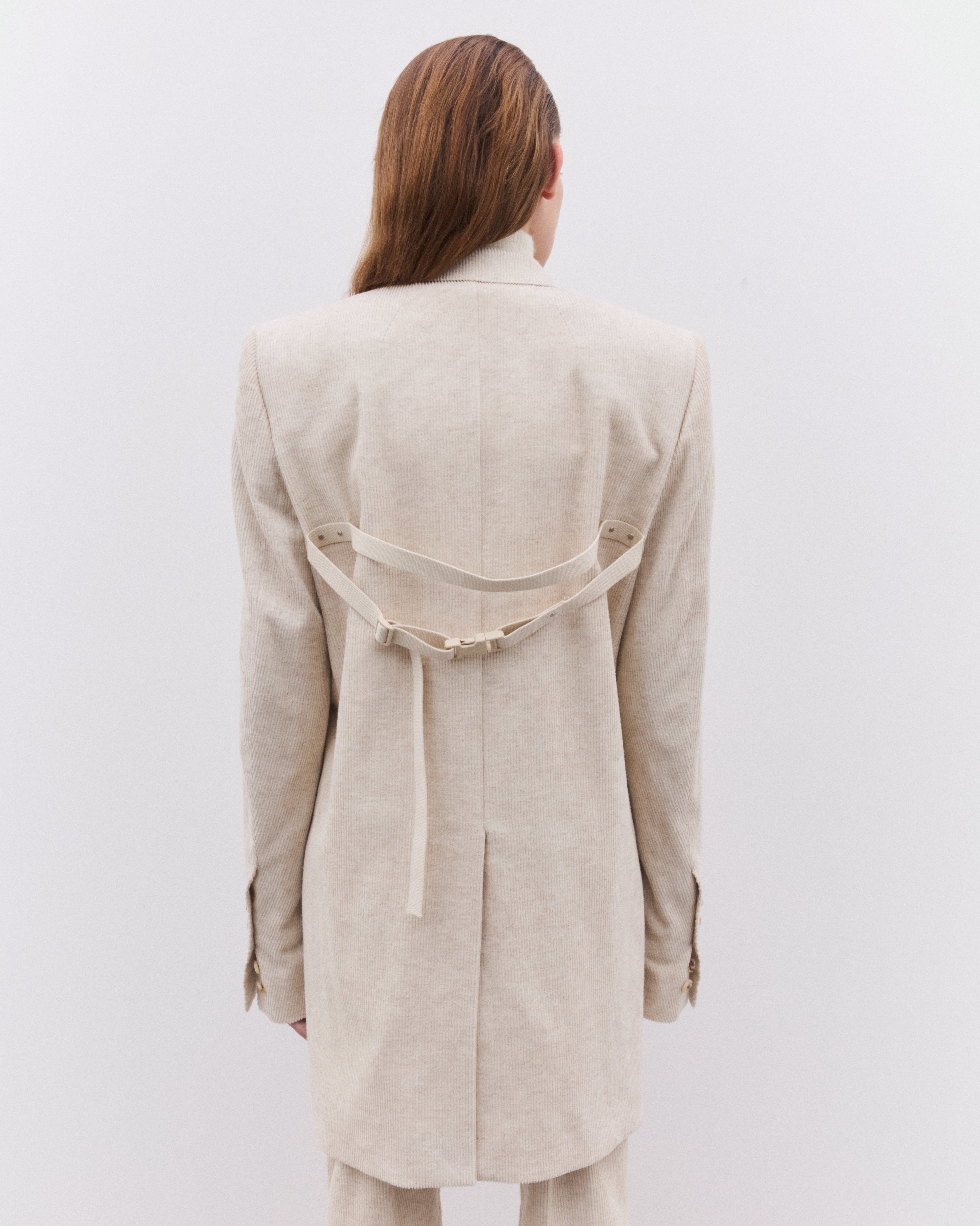 Rick Owens: Women's Dirt Tailored Jacket (Natural) | Dover Street