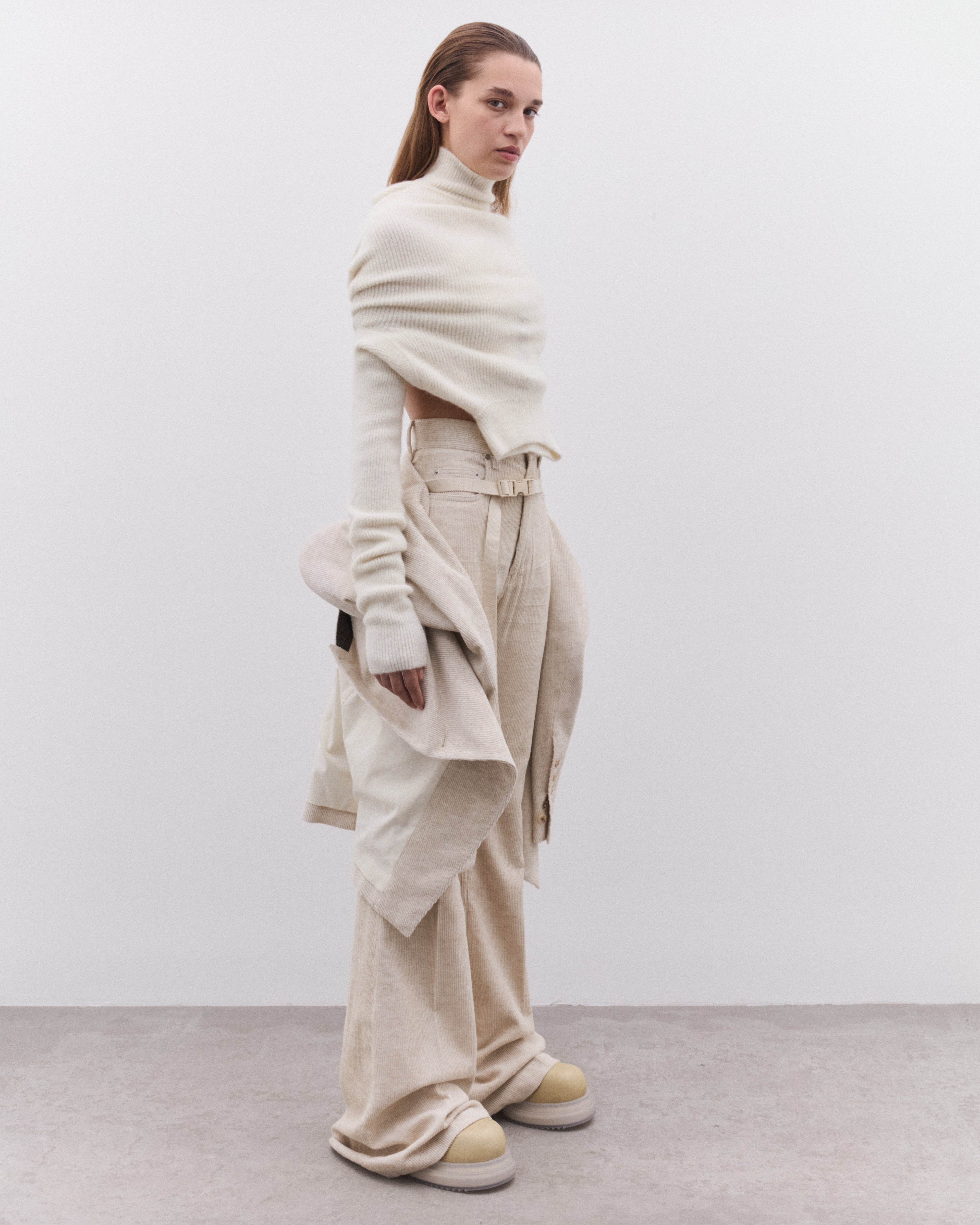 Rick Owens: Women's Dirt Tailored Jacket (Natural) | DSML E-SHOP