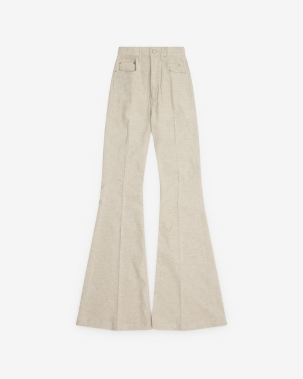 Rick Owens - Women’s Bolan Bootcut Trousers - (Natural)
