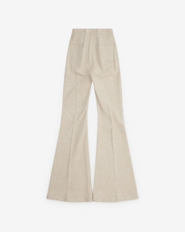 Rick Owens - Women’s Bolan Bootcut Trousers - (Natural)