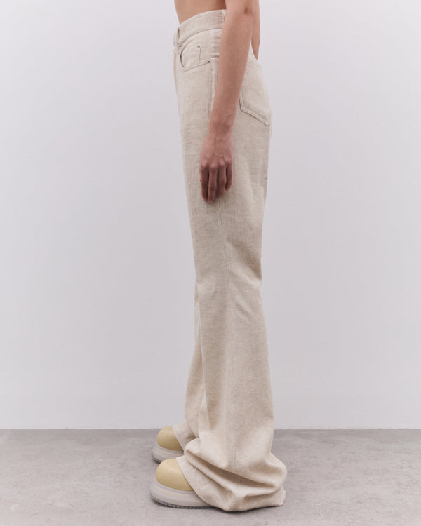 Rick Owens - Women’s Bolan Bootcut Trousers - (Natural)