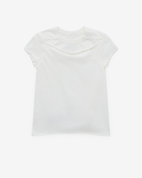 Rick Owens - Women’s Cropped Level T-Shirt - (Milk)