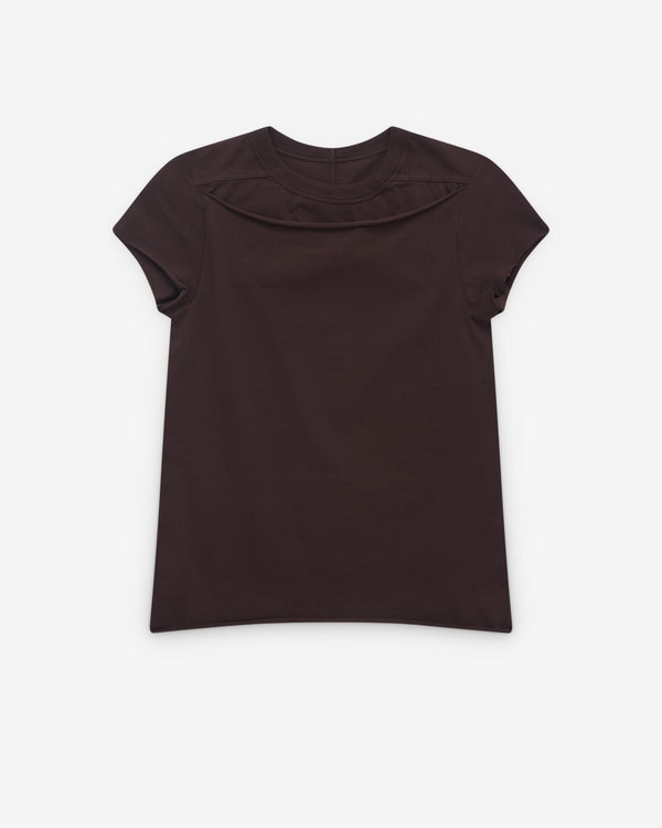Rick Owens - Women’s Cropped Level T-Shirt - (Dark Dust)