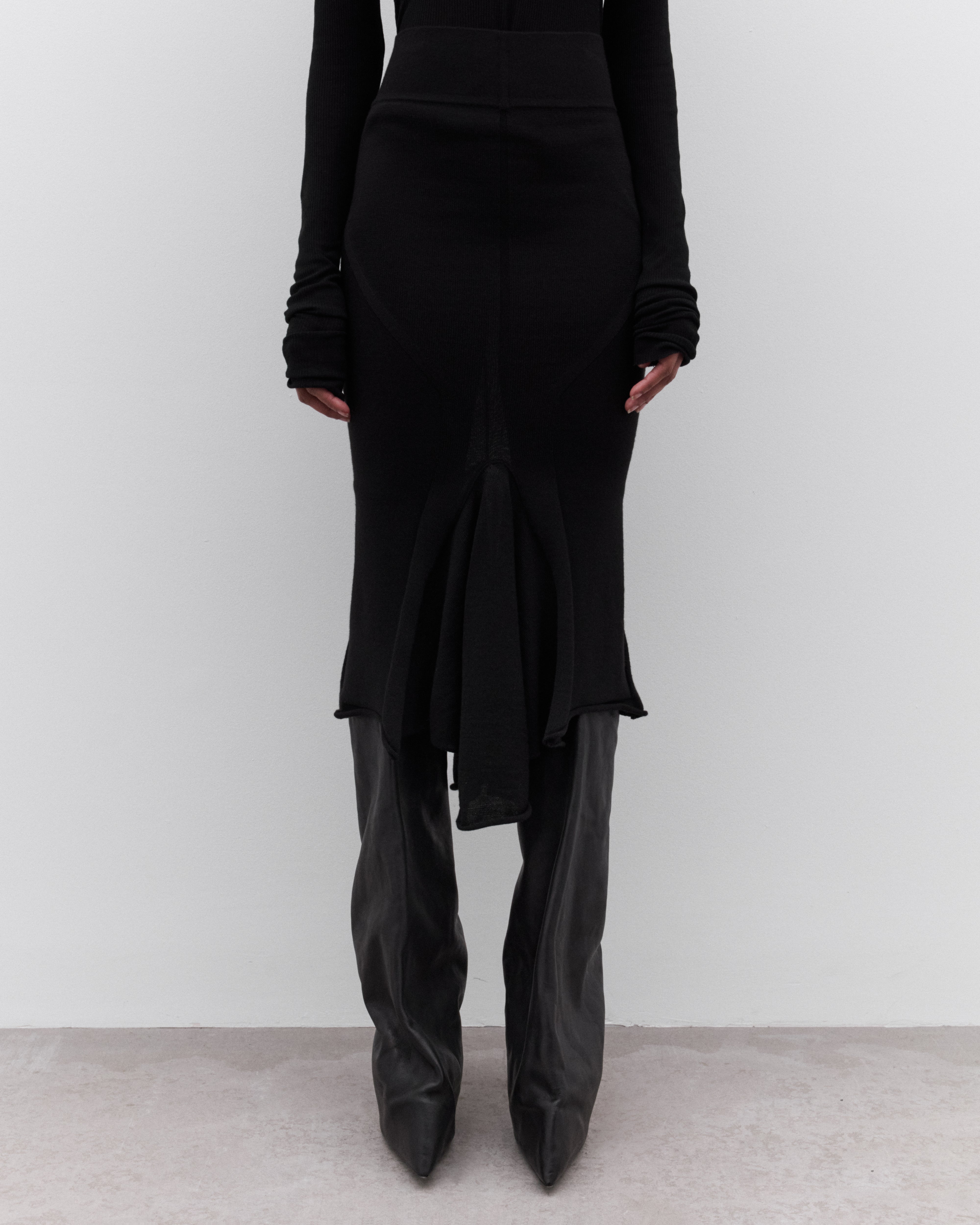 Rick Owens: Women's Calf Skirt (Black) | Dover Street Market London