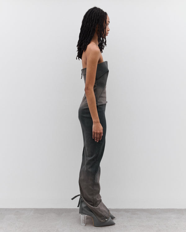 Rick Owens - Women’s Denim Prong Dress - (Dark Dust)