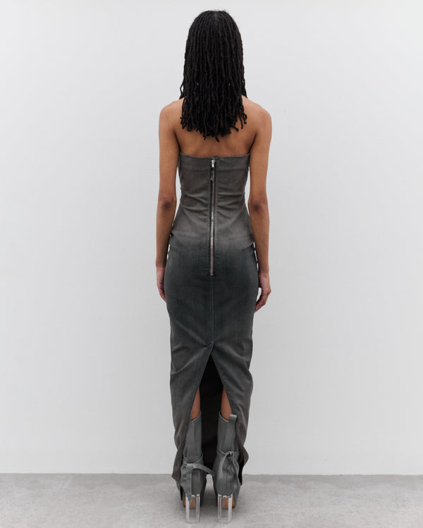 Rick Owens - Women’s Denim Prong Dress - (Dark Dust)