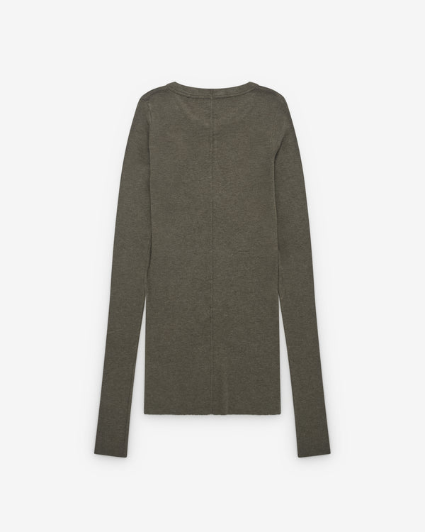 Rick Owens - Women’s Rib LS T-Shirt  - (Bosco)