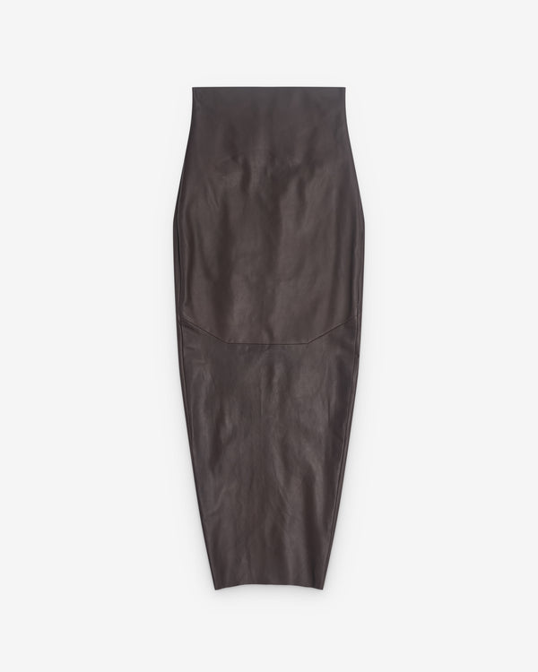 Rick Owens - Women’s Dirt Pillar Skirt - (Dark Dust)